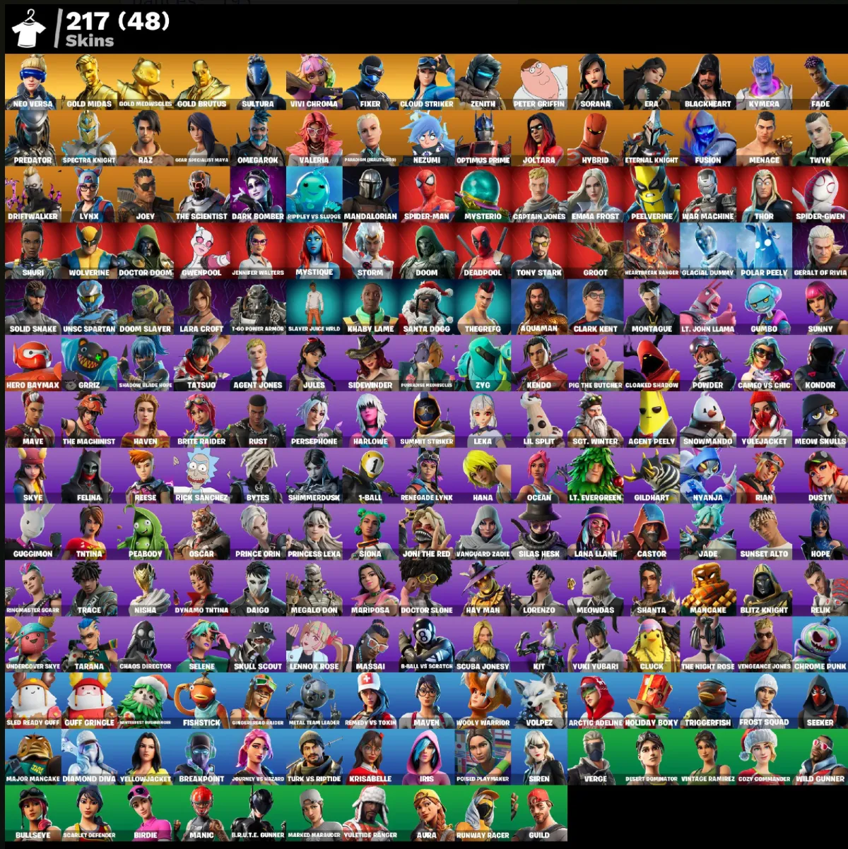 FN CHANGE MAIL (ALL PLATFORMS) | 217 skins (48 paid) | Full access | Warranty